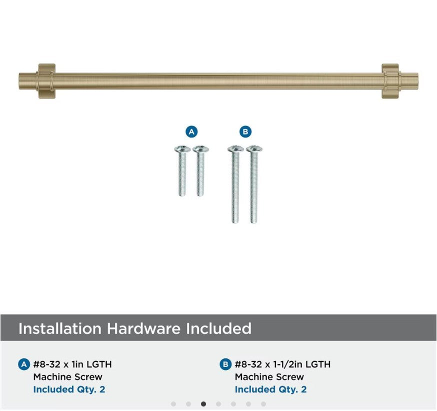 AMEROCK Davenport Handle Pull in Golden Champagne (+8 Sizes)