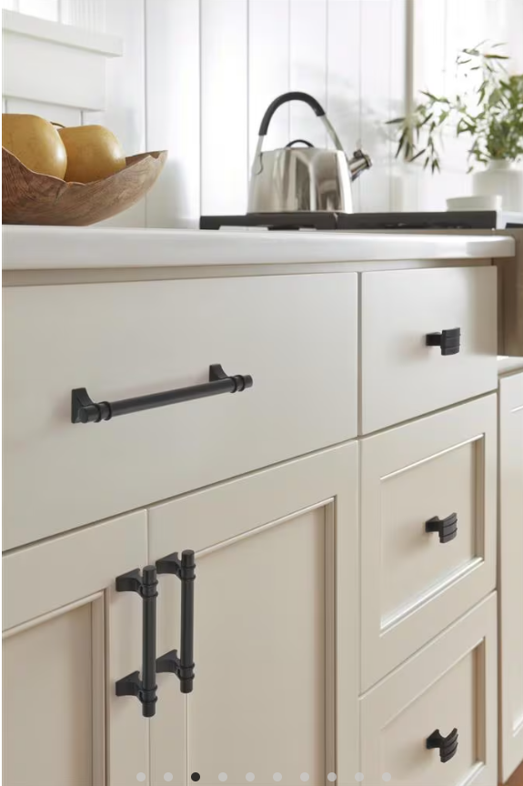 AMEROCK Davenport Handle Pull in Matte Black (+8 Sizes)