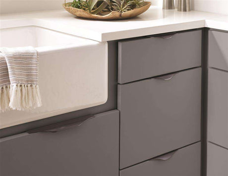 Amerock Aloft Edge Pulls in Black Chrome