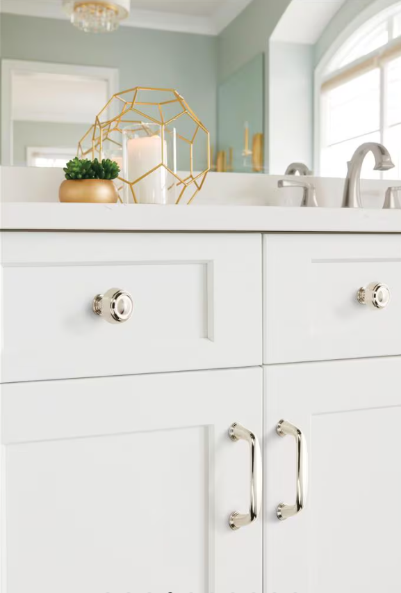 AMEROCK Kane Round Cabinet Knob in Polished Nickel (+2 Sizes)