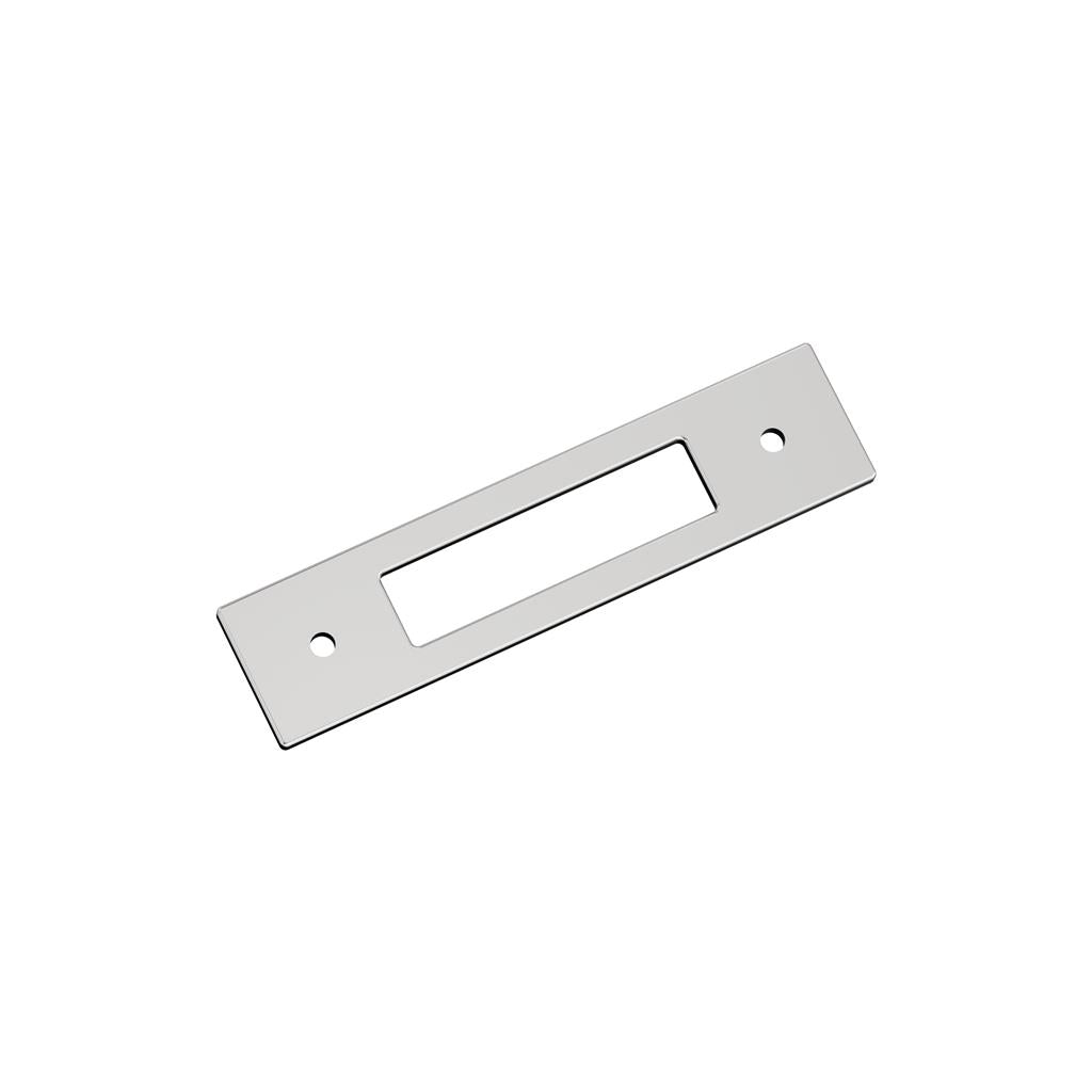 AMEROCK Medora Rectangle Cabinet Handle Backplate in Polished Chrome (+8 Sizes)