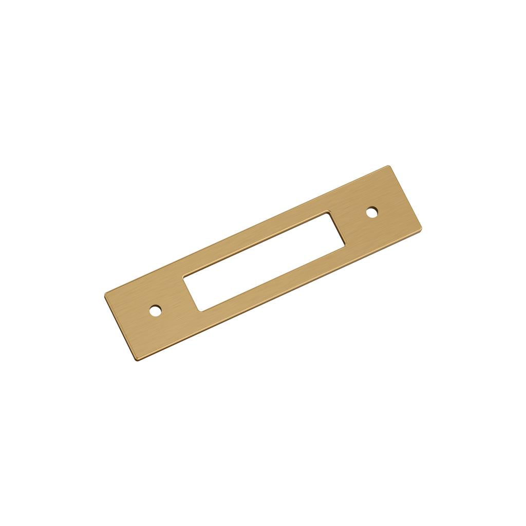 AMEROCK Medora Rectangle Cabinet Handle Backplate in Champagne Bronze (+8 Sizes)