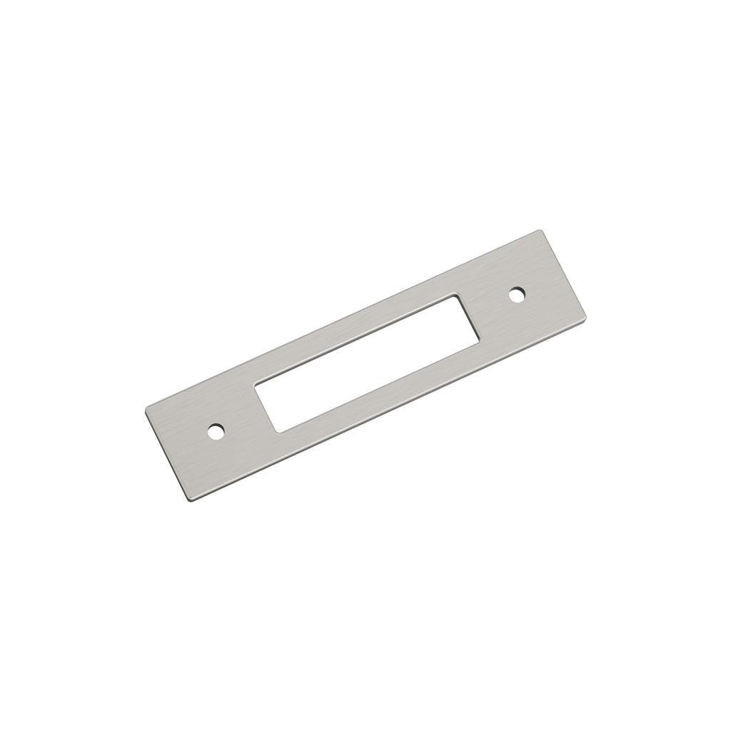AMEROCK Medora Rectangle Cabinet Handle Backplate in Satin Nickel (+8 Sizes)
