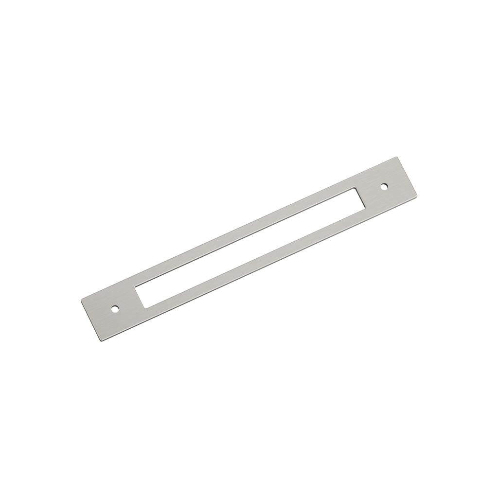 AMEROCK Medora Rectangle Cabinet Handle Backplate in Satin Nickel (+8 Sizes)