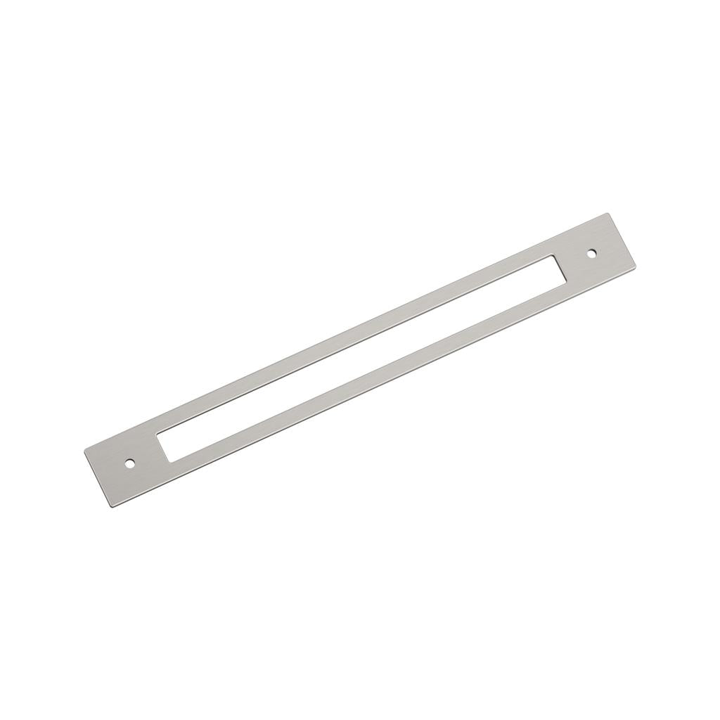 AMEROCK Medora Rectangle Cabinet Handle Backplate in Satin Nickel (+8 Sizes)