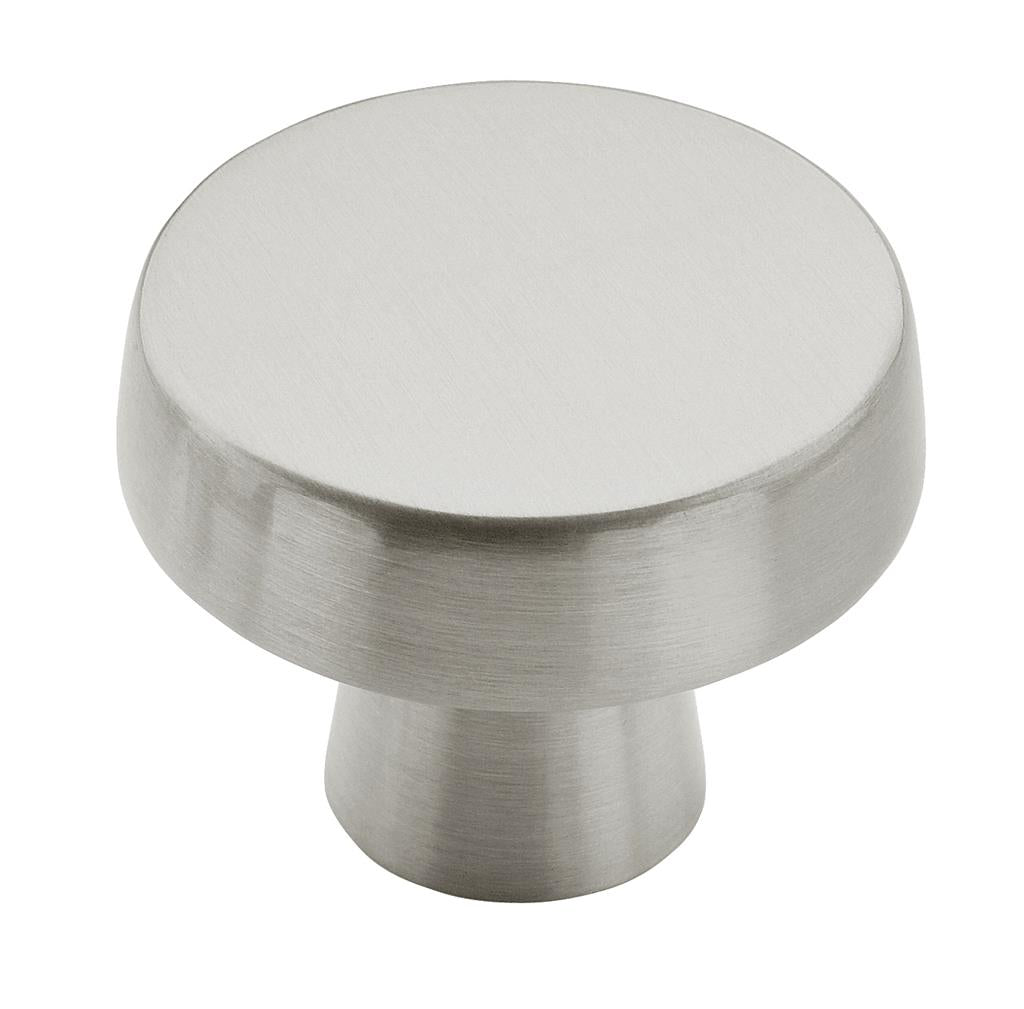 AMEROCK Blackrock Round Cabinet Knob in Satin Nickel (+2 Sizes)