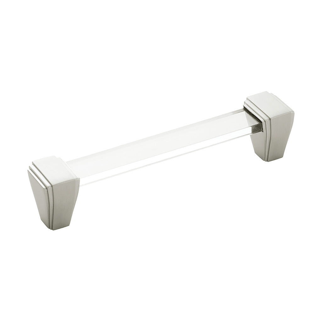 BELWITH KEELER Belleclaire Cabinet Handle Pull in Satin Nickel and Clear (+3 Sizes)
