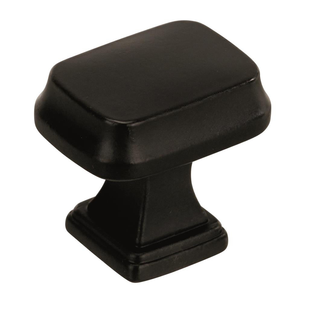 AMEROCK Revitalize 1-1/4" Length Rectangle Cabinet Knob in Black Bronze BP55340BBR