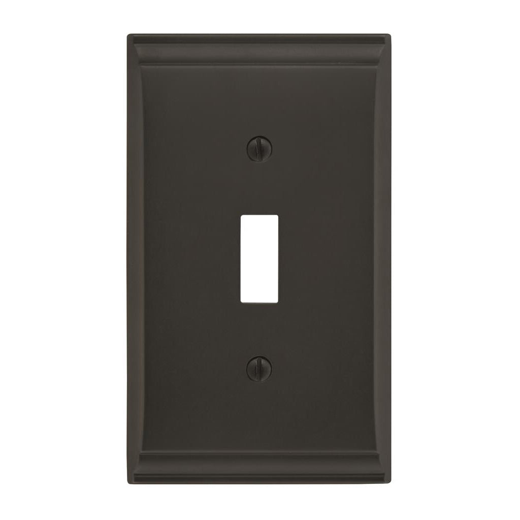 AMEROCK Candler Toggle Switch Wall Plate in Black Bronze (+3 Styles)