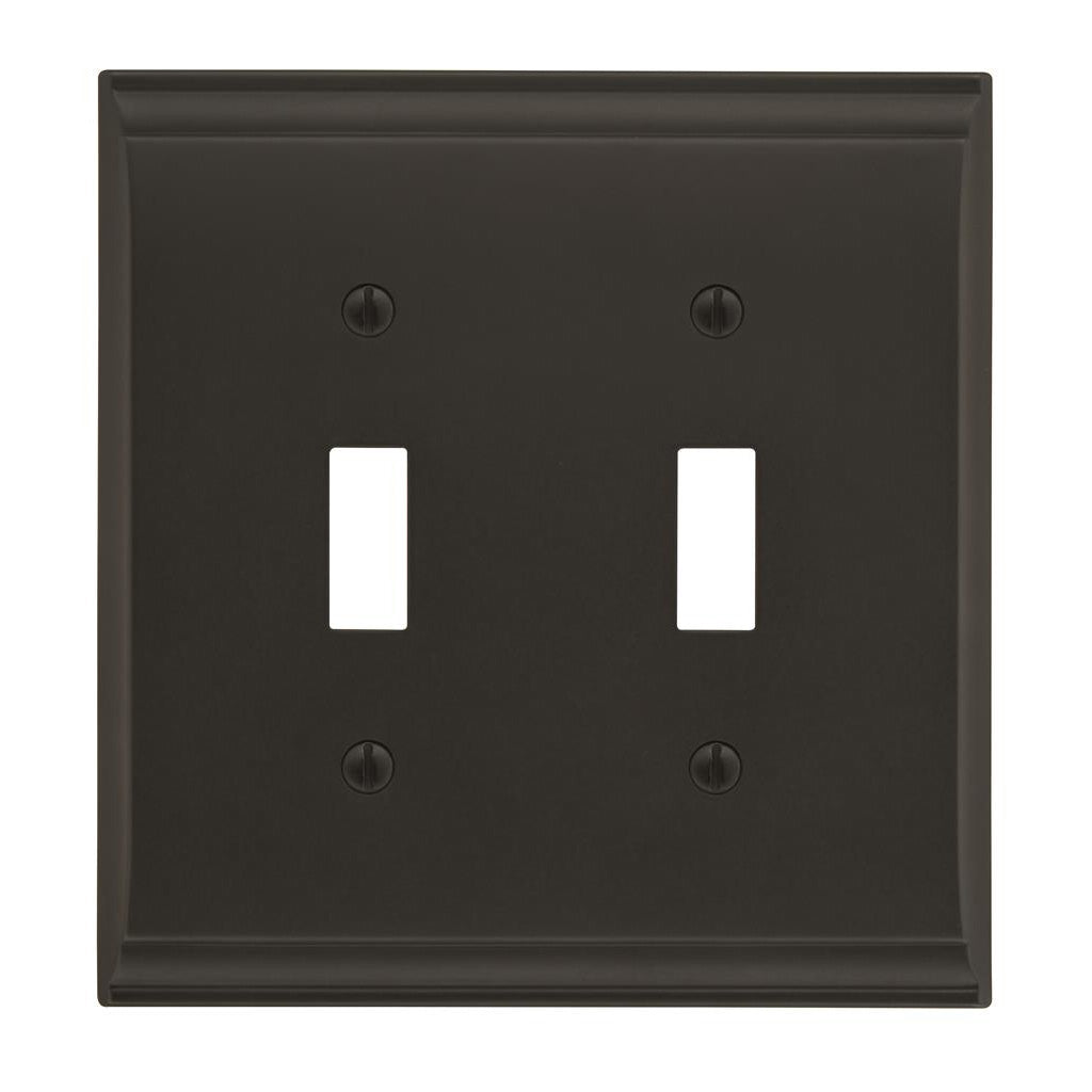AMEROCK Candler Toggle Switch Wall Plate in Black Bronze (+3 Styles)