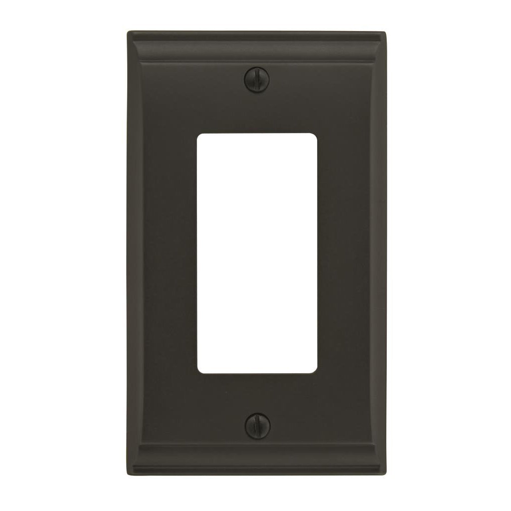 AMEROCK Candler GFI Rocker Wall Plate in Black Bronze (+3 Styles)