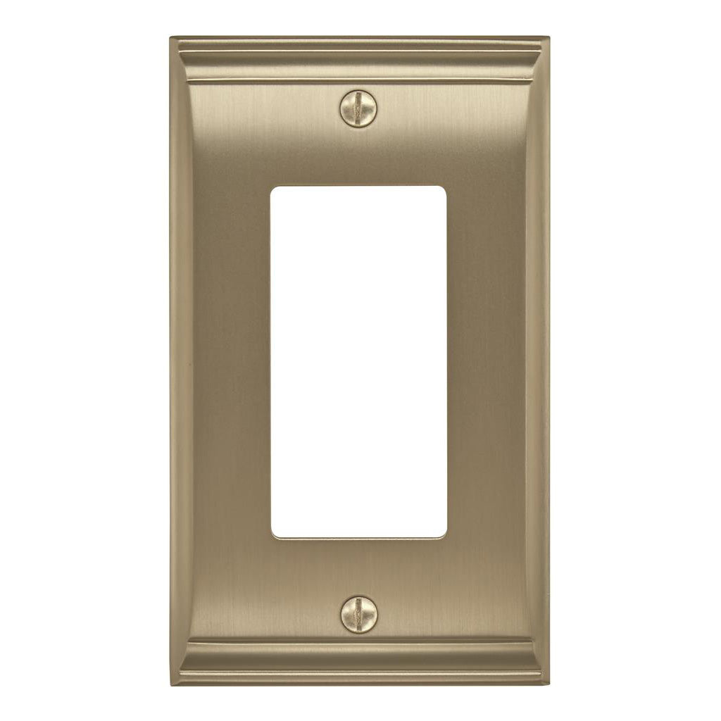 AMEROCK Candler GFI Rocker Wall Plate in Golden Champagne (+3 Styles)