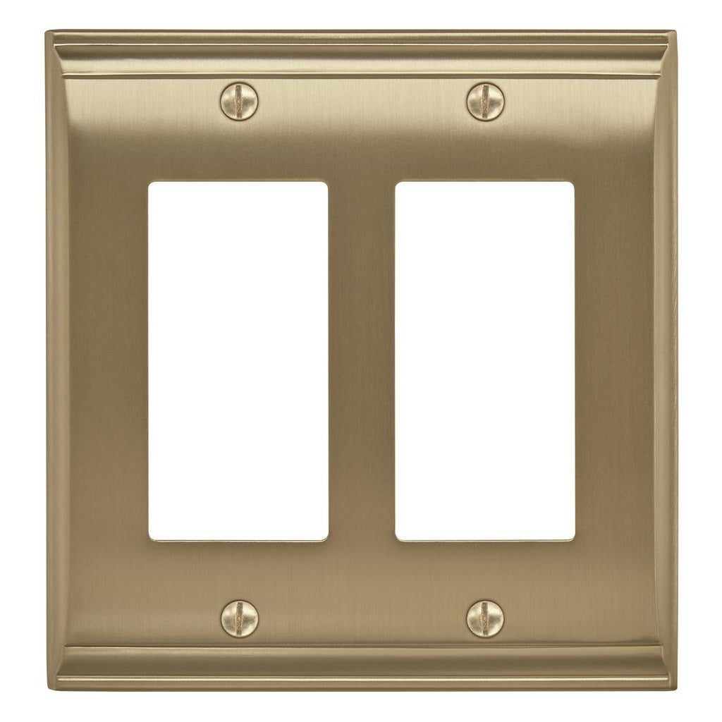 AMEROCK Candler GFI Rocker Wall Plate in Golden Champagne (+3 Styles)