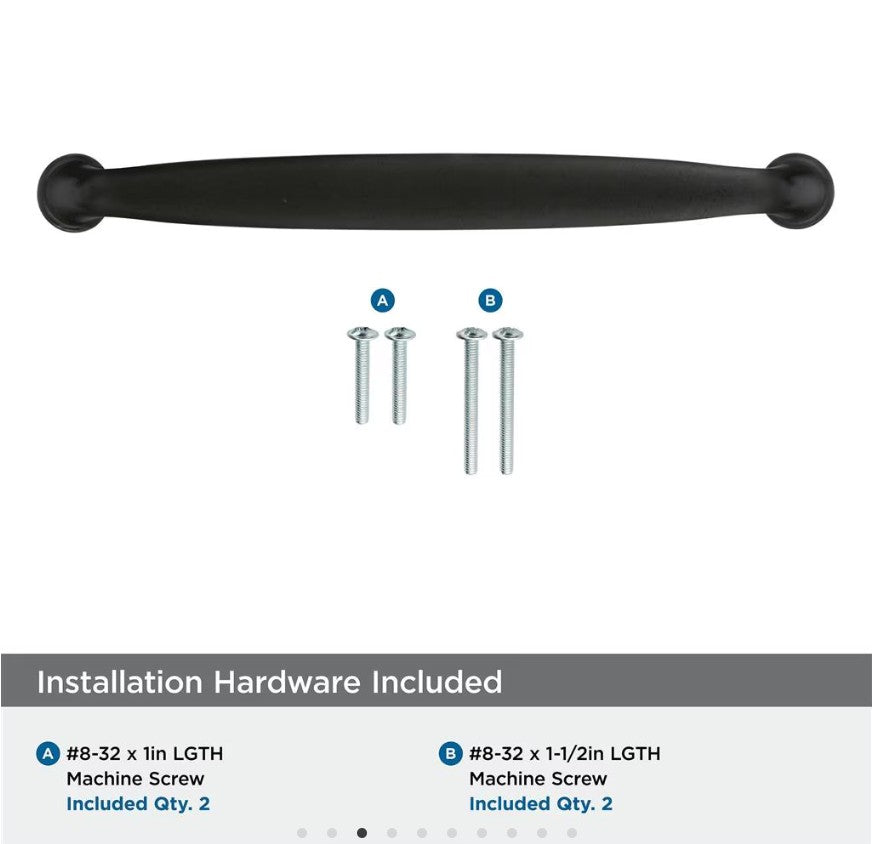 AMEROCK Kane Handle Pulls in Black Bronze (+8 sizes)