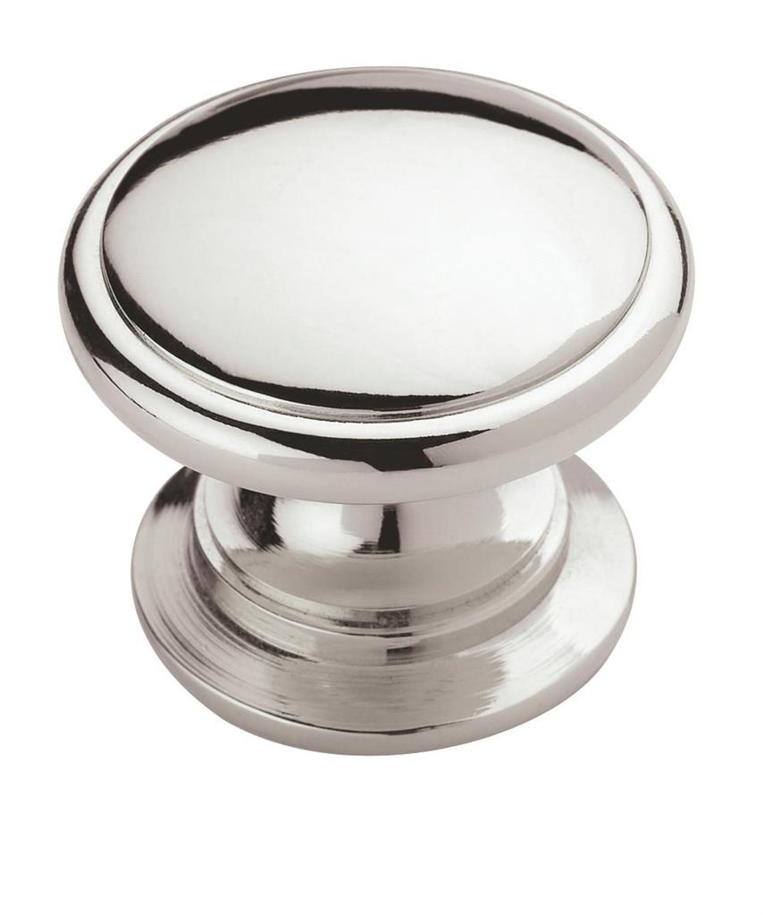 AMEROCK Ravino 1-1/4" Diameter Cabinet Knob in Polished Chrome