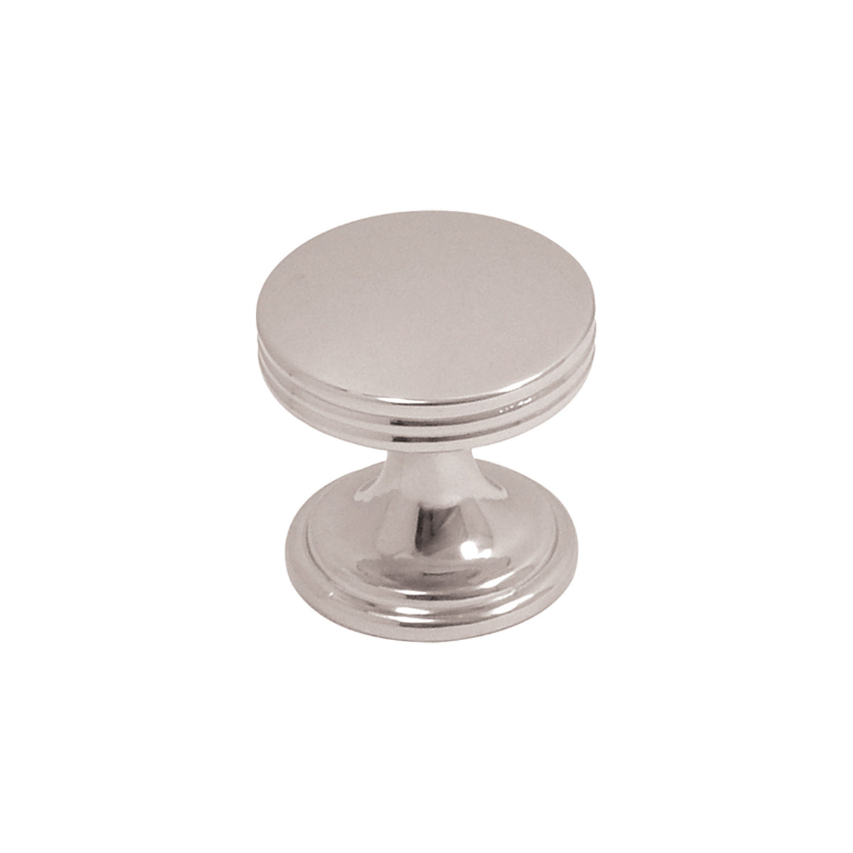 HICKORY American Diner Round Cabinet Knob in Chrome (+2 Sizes)