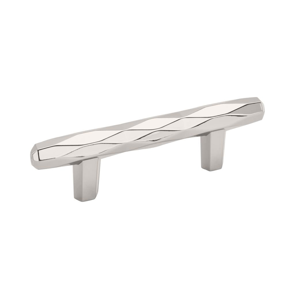 AMEROCK St. Vincent Geometric Bar Pulls in Polished Nickel (+6 Sizes)