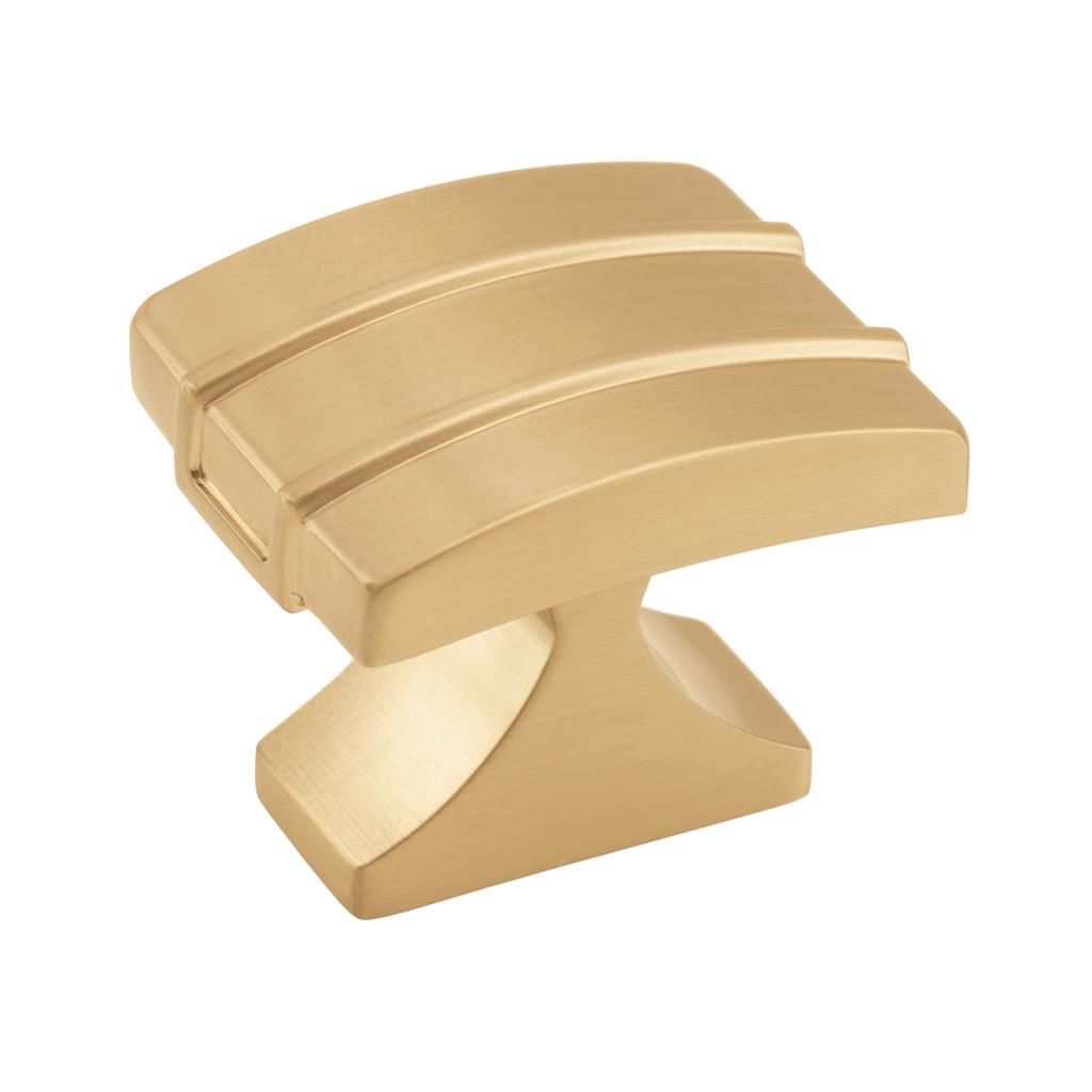 AMEROCK Davenport Rectangle Cabinet Knob in Champagne Bronze (+2 Sizes)