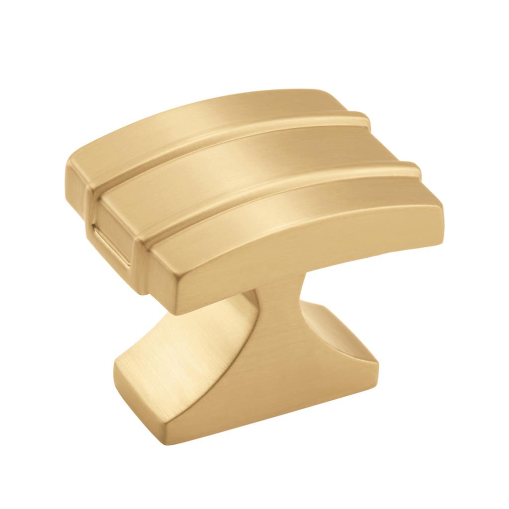 AMEROCK Davenport Rectangle Cabinet Knob in Champagne Bronze (+2 Sizes)