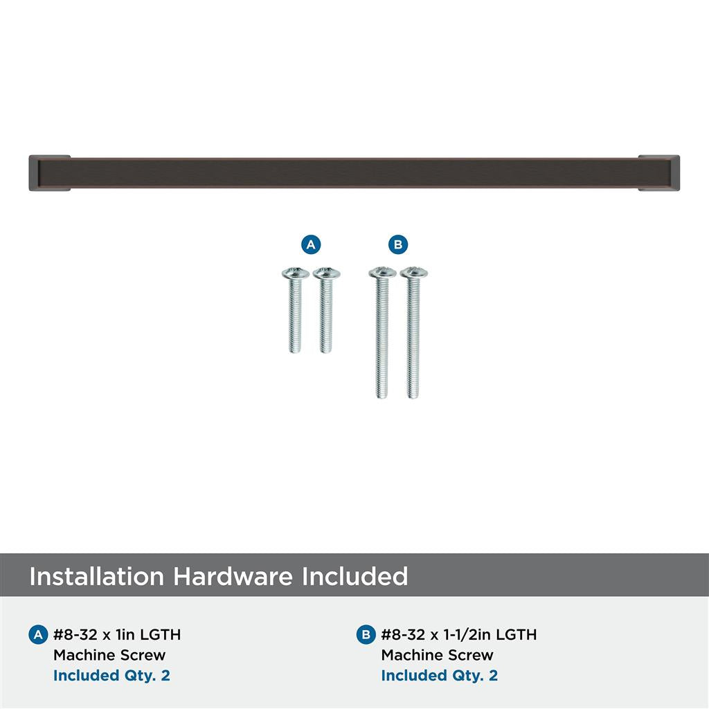 AMEROCK Blackrock Handle Cabinet Pull in Oil Rubbed Bronze (+7 Sizes)