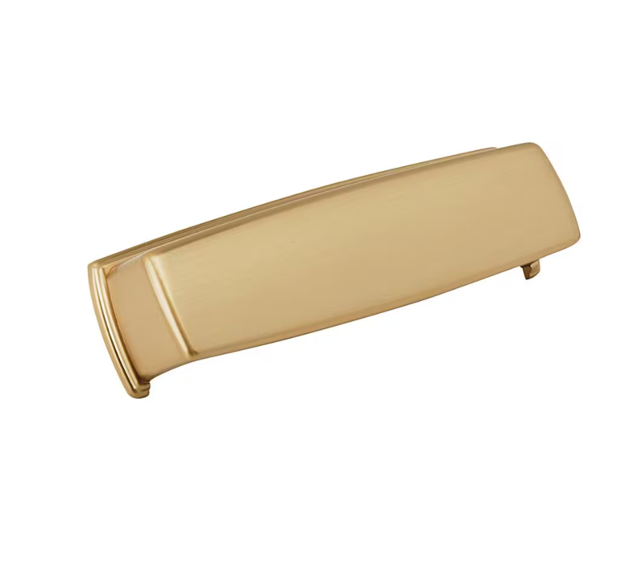 AMEROCK Kane 3-3/4" Centers Cup Pull in Champagne Bronze