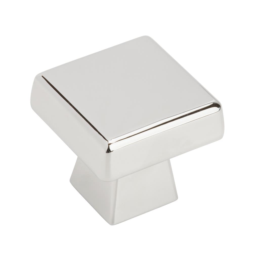 AMEROCK Blackrock Square Cabinet Knob in Polished Chrome (+2 Sizes)