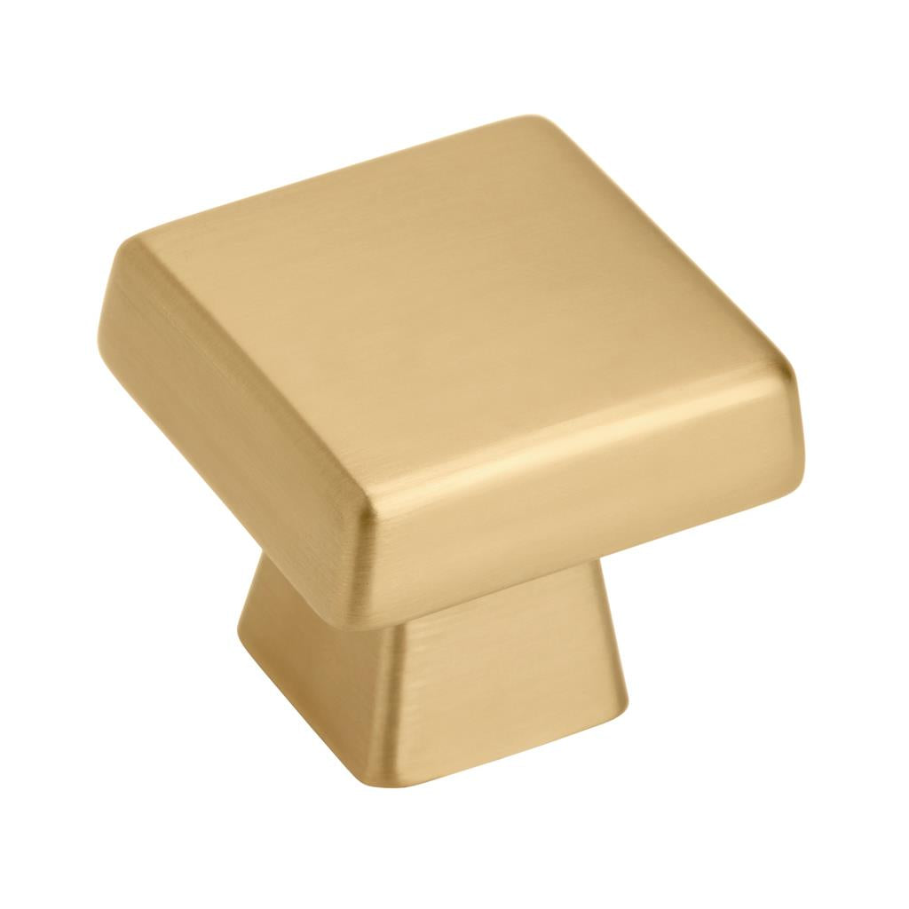 AMEROCK Blackrock Square Cabinet Knob in Champagne Bronze (+2 Sizes)