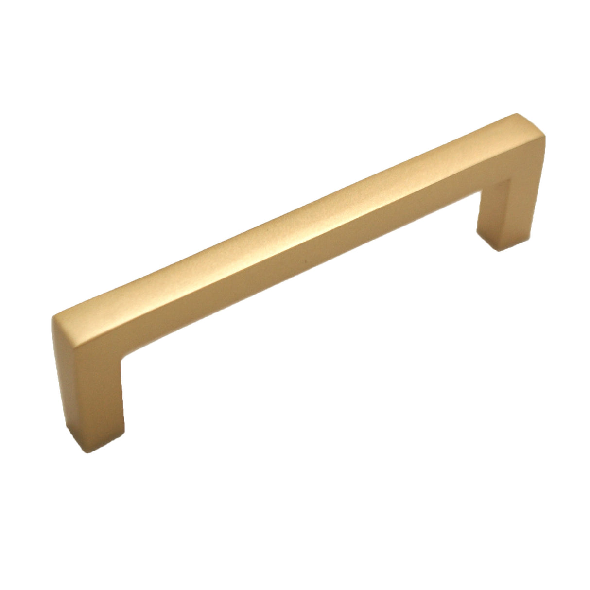 HICKORY Heritage Designs Pier Square Handle Cabinet Pull in Brushed Brass (+3 Sizes)