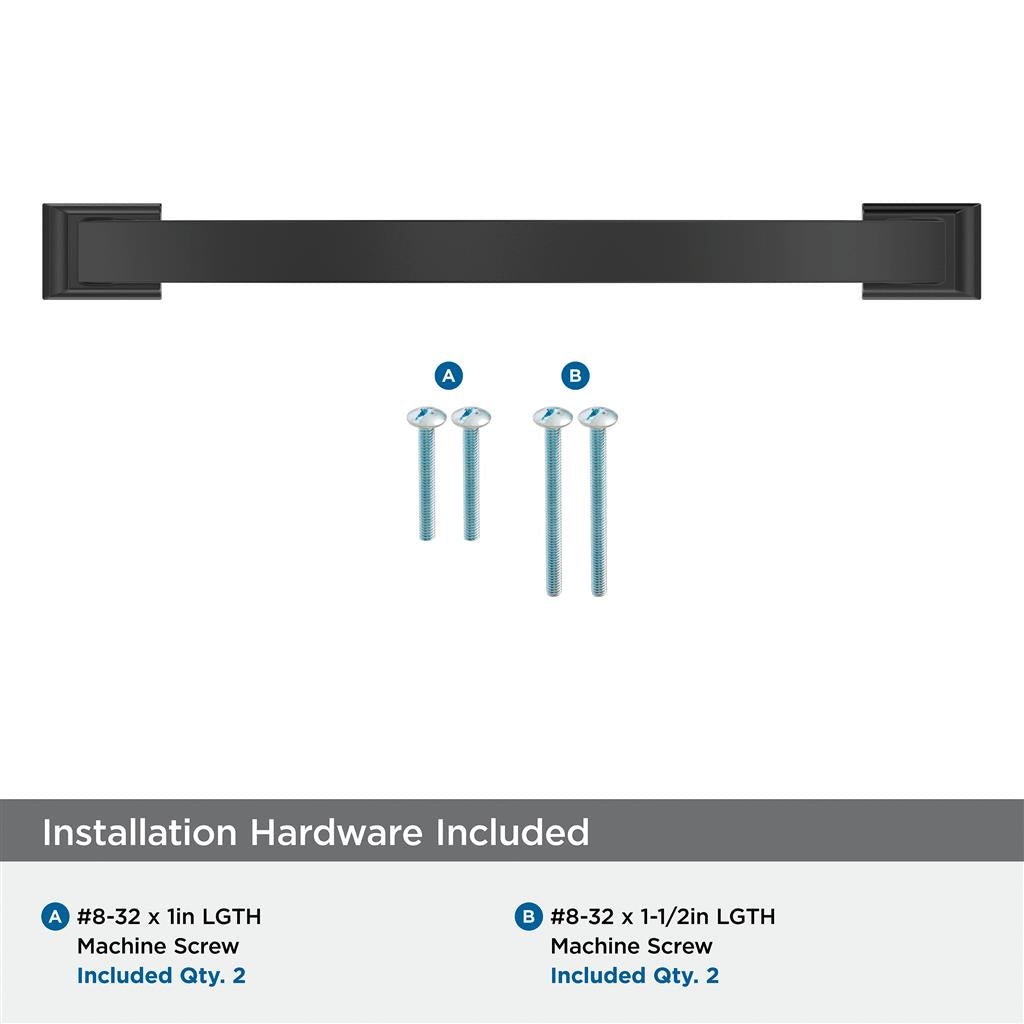 AMEROCK Candler Handle Cabinet Pull in Black Bronze (+8 Sizes)