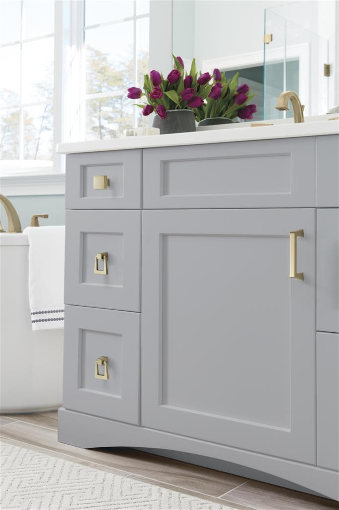 AMEROCK Blackrock Handle Cabinet Pull in Golden Champagne (+7 Sizes )