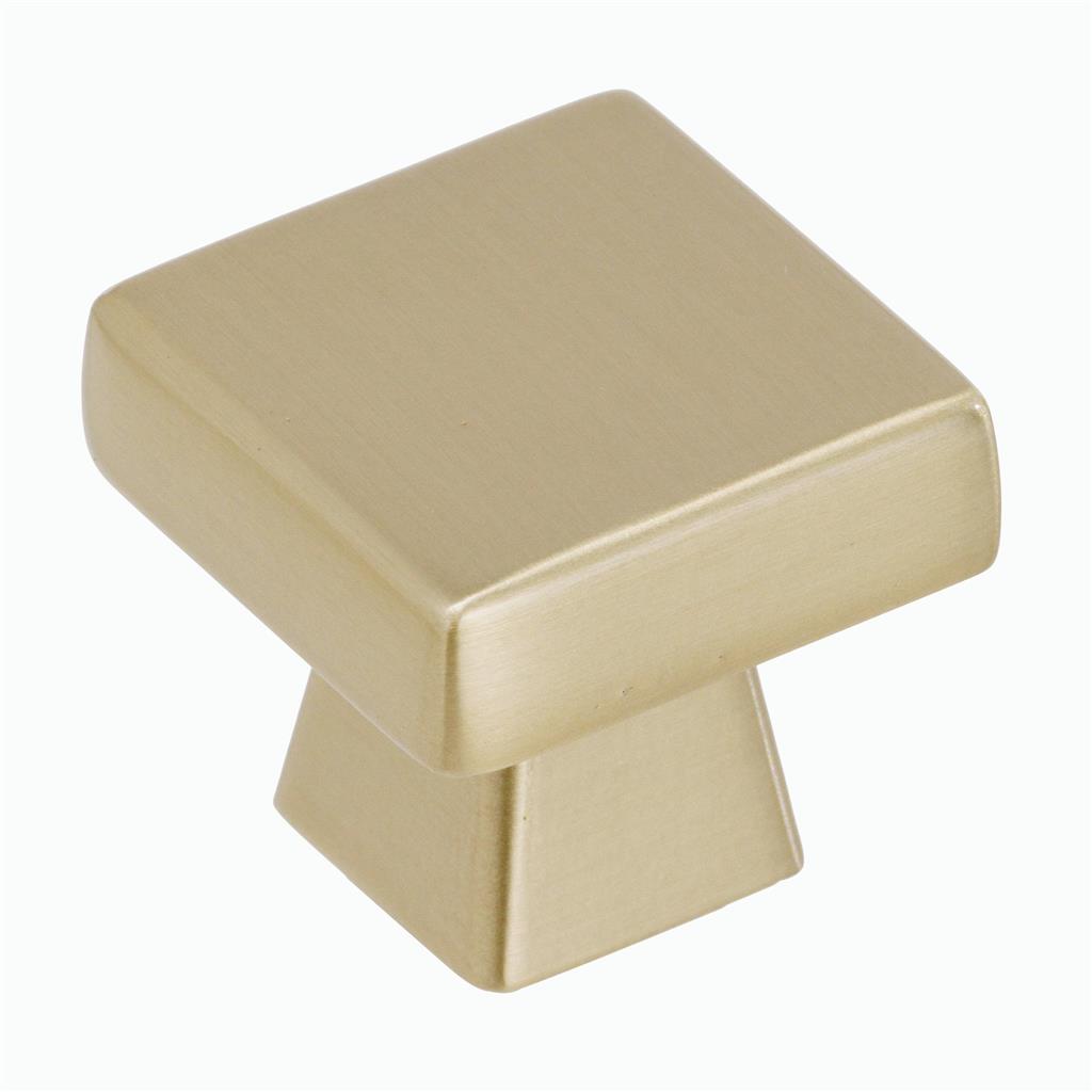 AMEROCK Blackrock Square Cabinet Knob in Golden Champagne (+2 Sizes)