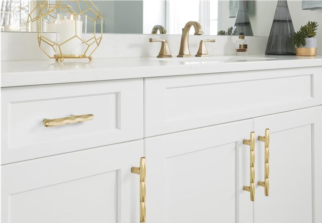 AMEROCK St. Vincent Geometric Bar Pulls in Champagne Bronze (+6 Sizes)