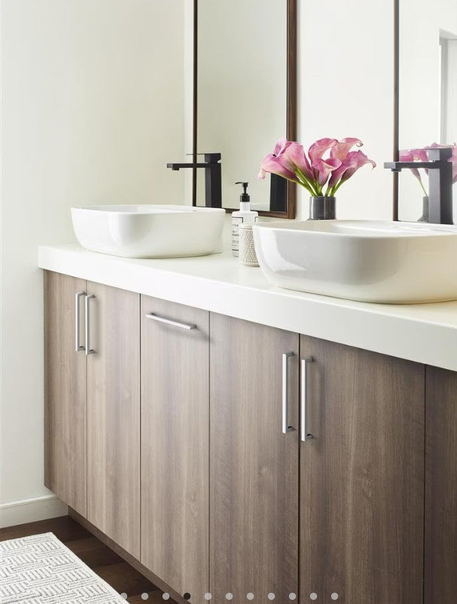 AMEROCK Monument Square Handle Pulls in Polished Chrome (+8 Sizes)