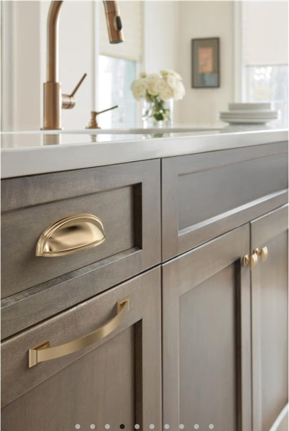 AMEROCK Candler Handle Cabinet Pull in Champagne Bronze (+8 Sizes)
