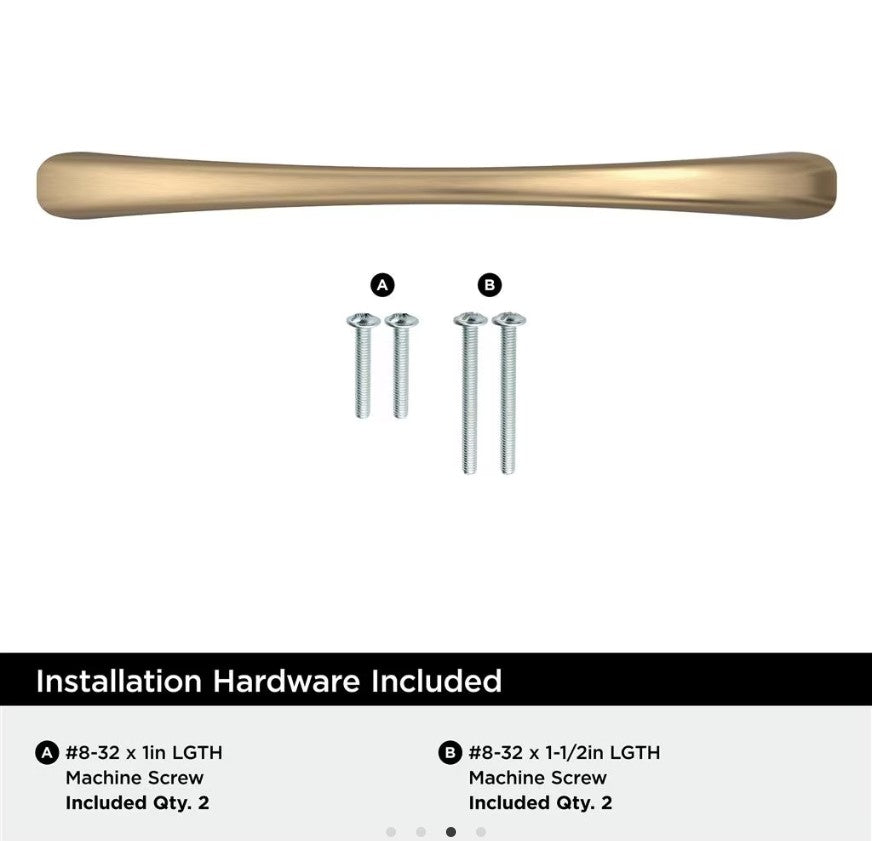 AMEROCK Vaile Cabinet Pulls in Champagne Bronze (+4 Sizes)