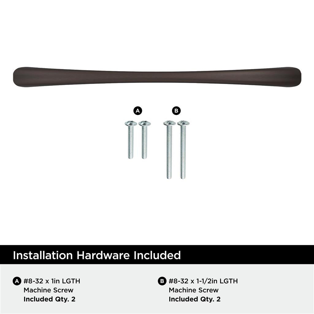 Amerock Vaile Handle Pull in Oil Rubbed Bronze 160mm Mounting Hardware