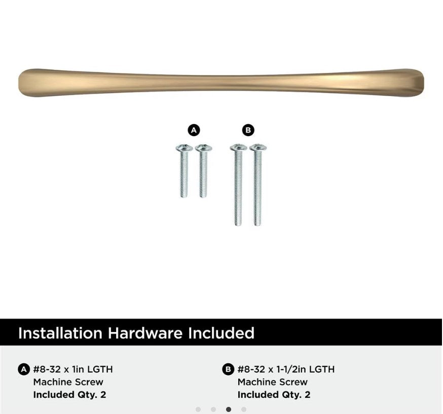 AMEROCK Vaile Cabinet Pulls in Champagne Bronze (+4 Sizes)
