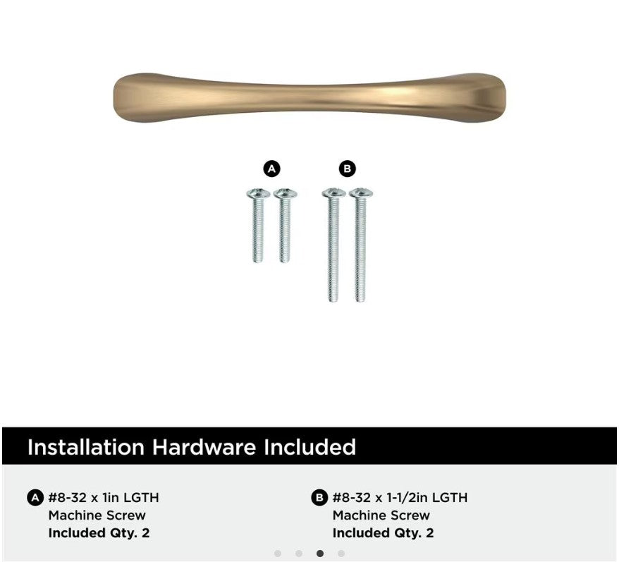 AMEROCK Vaile Cabinet Pulls in Champagne Bronze (+4 Sizes)