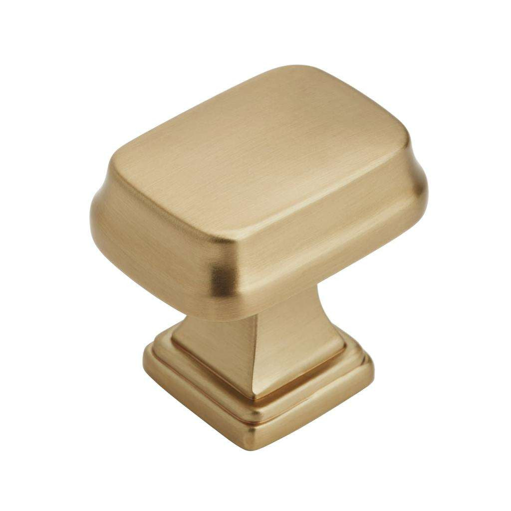 AMEROCK Revitalize 1-1/4" Length Rectangle Cabinet Knob in Champagne Bronze BP55340CZ