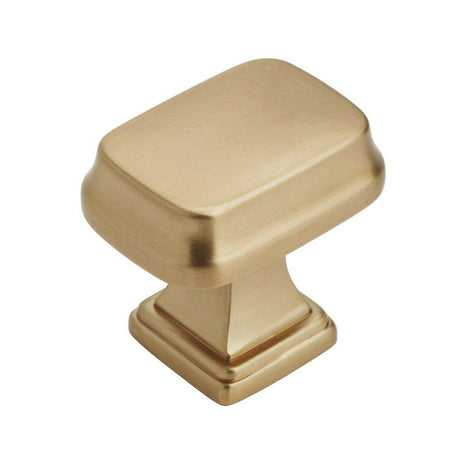 AMEROCK Revitalize 1-1/4" Length Rectangle Cabinet Knob in Champagne Bronze BP55340CZ