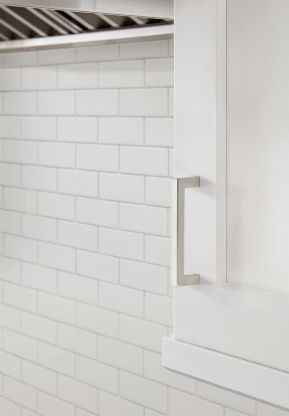 AMEROCK Monument Square Handle Pulls in Satin Nickel (+8 Sizes)