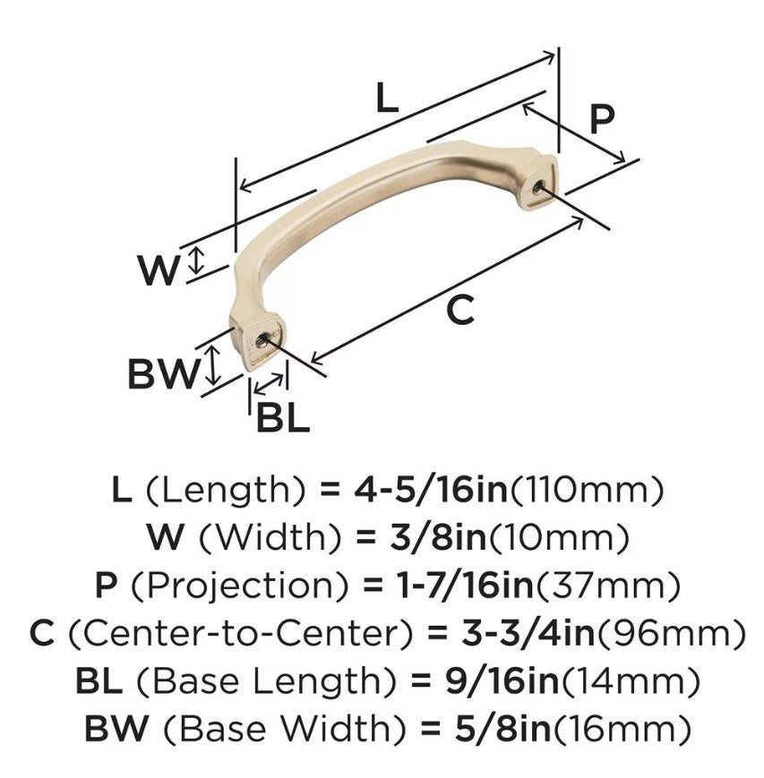 AMEROCK Revitalize Cabinet Handles in Champagne Bronze (+7 Sizes)