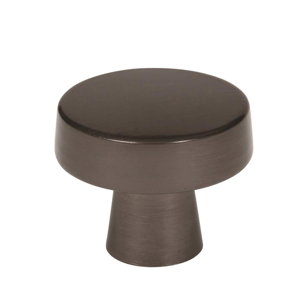 AMEROCK Blackrock Round Cabinet Knob in Gunmetal (+2 Sizes)