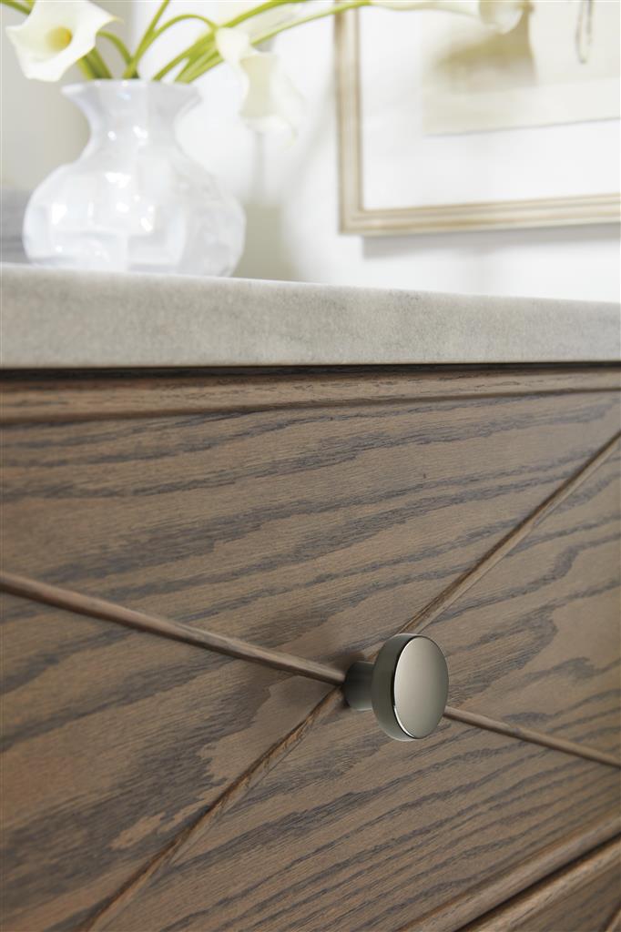 AMEROCK Blackrock Round Cabinet Knob in Gunmetal (+2 Sizes)