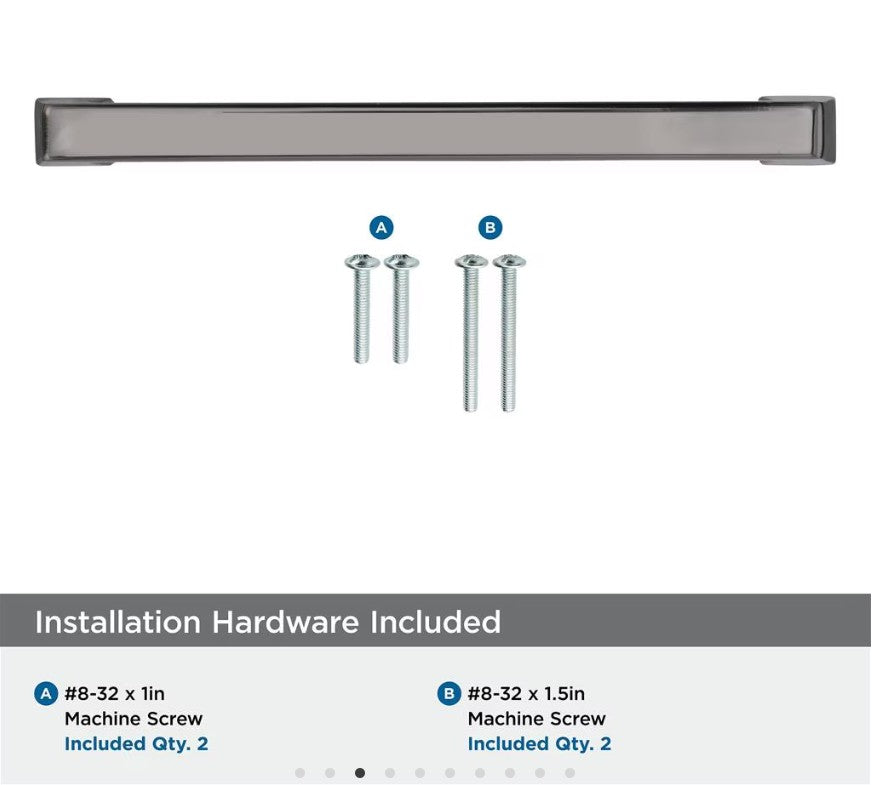 AMEROCK Blackrock Handle Cabinet Pull in Gunmetal (+7 Sizes)