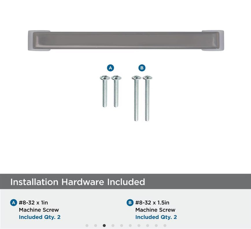 AMEROCK Blackrock Handle Cabinet Pull in Gunmetal (+7 Sizes)