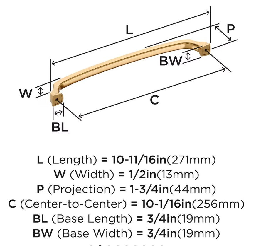 AMEROCK Revitalize Cabinet Handles in Champagne Bronze (+7 Sizes)