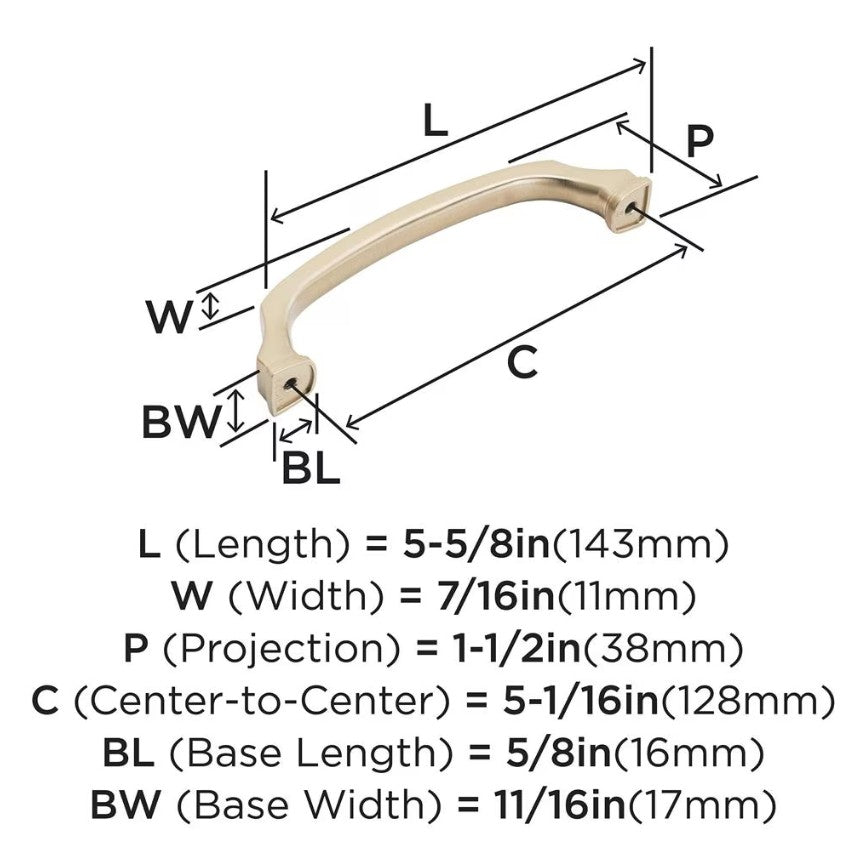 AMEROCK Revitalize Cabinet Handles in Champagne Bronze (+7 Sizes)