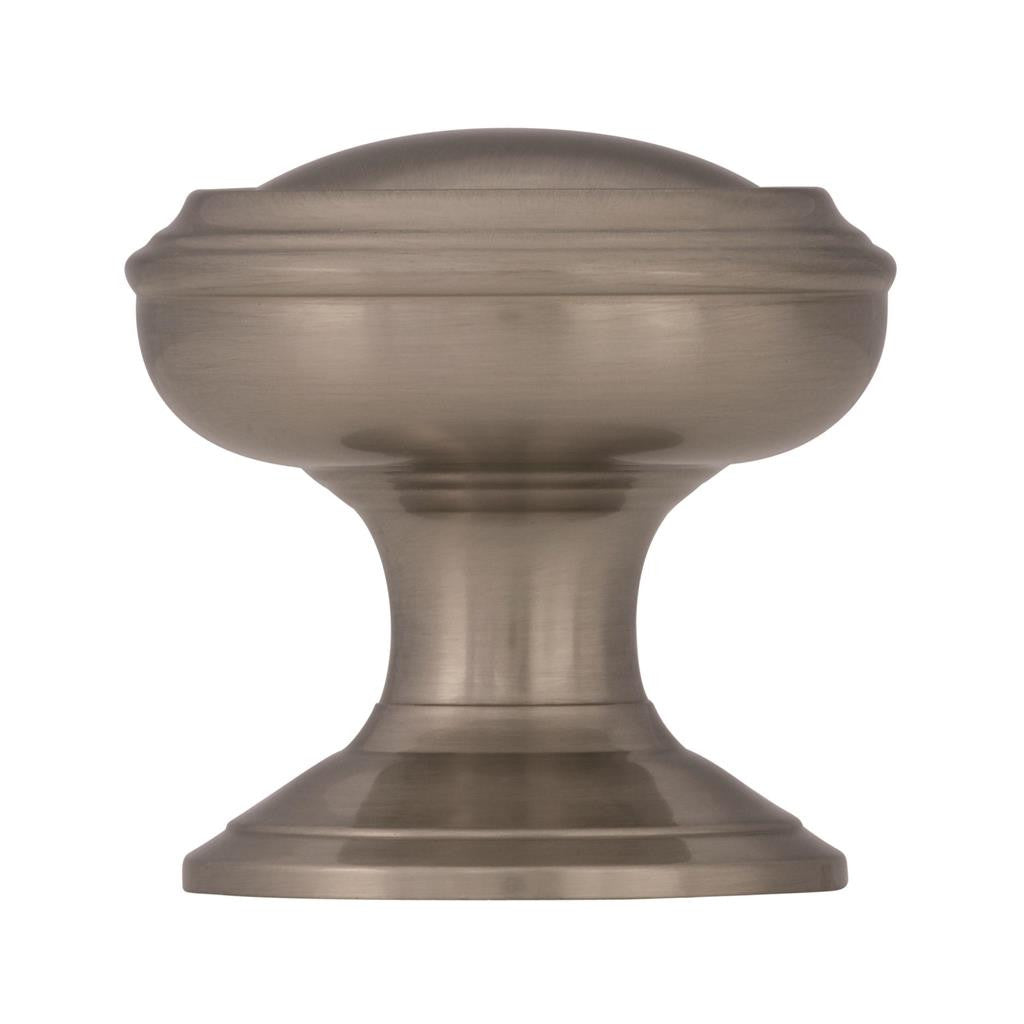 AMEROCK Revitalize 1-1/4" Diameter Cabinet Knob in Satin Nickel BP55342G10 Sideview