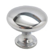 Main View of a Polished Chrome 1-3/16" Mushroom Cabinet Knob from Amerfit Hardware K2013-PCH-BP